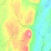 Mapa topográfico Quarryville, altitude, relevo