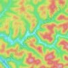 Mapa topográfico Lico, altitude, relevo