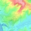 Mapa topográfico Hameau de Raventhun, altitude, relevo