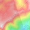 Mapa topográfico Canto Cochino, altitude, relevo