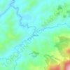 Mapa topográfico Capelinha, altitude, relevo