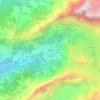 Mapa topográfico Solalex, altitude, relevo