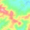 Mapa topográfico Santa Sé, altitude, relevo