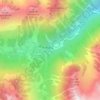 Mapa topográfico Sapin Gogant, altitude, relevo