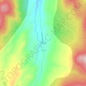 Mapa topográfico Hectorville, altitude, relevo