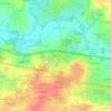 Mapa topográfico L'Étang, altitude, relevo