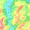 Mapa topográfico Buseco, altitude, relevo
