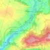 Mapa topográfico Villette, altitude, relevo