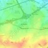 Mapa topográfico Marquain, altitude, relevo