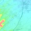 Mapa topográfico Anupul, altitude, relevo