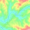 Mapa topográfico Bukit Tinggi, altitude, relevo