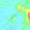 Mapa topográfico Rantepaku Tallunglipu, altitude, relevo