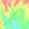 Mapa topográfico Lamas, altitude, relevo