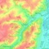 Mapa topográfico Loonbeek, altitude, relevo