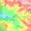 Mapa topográfico Chiva de Morella, altitude, relevo