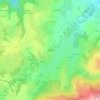 Mapa topográfico Le Mazal, altitude, relevo