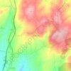 Mapa topográfico Vale Abrigoso, altitude, relevo