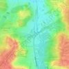 Mapa topográfico Robin Hood Gate, altitude, relevo