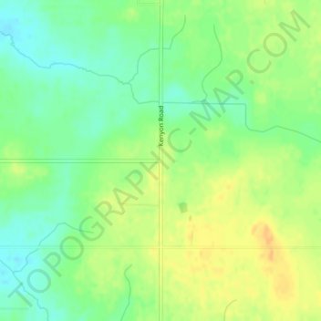 Mapa topográfico Merton, altitude, relevo