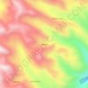 Mapa topográfico Huayno, altitude, relevo