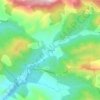 Mapa topográfico La Bâtie, altitude, relevo