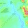 Mapa topográfico Umbuzeiro dos Santos, altitude, relevo