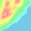 Mapa topográfico Killydonnell, altitude, relevo