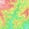 Mapa topográfico Saorge, altitude, relevo