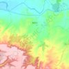 Mapa topográfico Barca, altitude, relevo