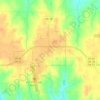 Mapa topográfico Vici, altitude, relevo