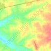 Mapa topográfico Loma Linda, altitude, relevo
