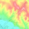 Mapa topográfico Каменноозёрный сельсовет, altitude, relevo