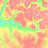 Mapa topográfico Чембар, altitude, relevo
