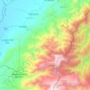 Mapa topográfico Urumita, altitude, relevo