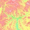 Mapa topográfico Баянзүрх, altitude, relevo