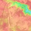 Mapa topográfico Auffargis, altitude, relevo