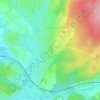 Mapa topográfico Châtenois, altitude, relevo