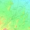 Mapa topográfico Mahendragarh, altitude, relevo