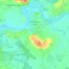 Mapa topográfico Welford on Avon CP, altitude, relevo