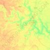 Mapa topográfico Pratapgarh, altitude, relevo