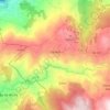 Mapa topográfico Cousso, altitude, relevo