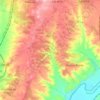Mapa topográfico Borox, altitude, relevo