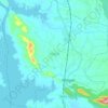 Mapa topográfico Rengali, altitude, relevo