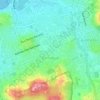 Mapa topográfico Camaquã, altitude, relevo