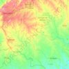 Mapa topográfico Corozal, altitude, relevo