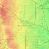 Mapa topográfico Elk Grove Village, altitude, relevo