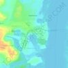 Mapa topográfico Verzia, altitude, relevo