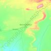 Mapa topográfico Béchar, altitude, relevo