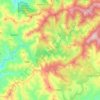 Mapa topográfico Fajão, altitude, relevo
