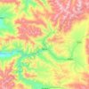 Mapa topográfico Lungmar, altitude, relevo